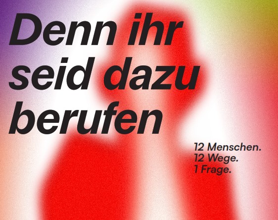 Ausschnitt aus Flyer zur Ausstellung Berufungsgeschichten